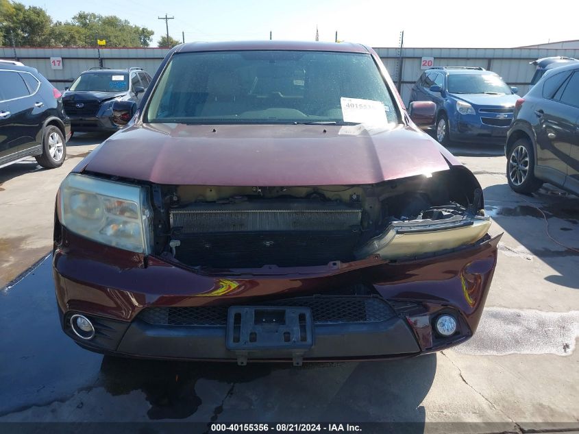 2013 Honda Pilot Ex-L VIN: 5FNYF3H52DB003119 Lot: 40155356