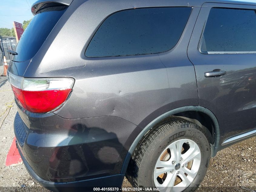 2013 Dodge Durango Sxt VIN: 1C4RDHAG0DC692772 Lot: 40155370