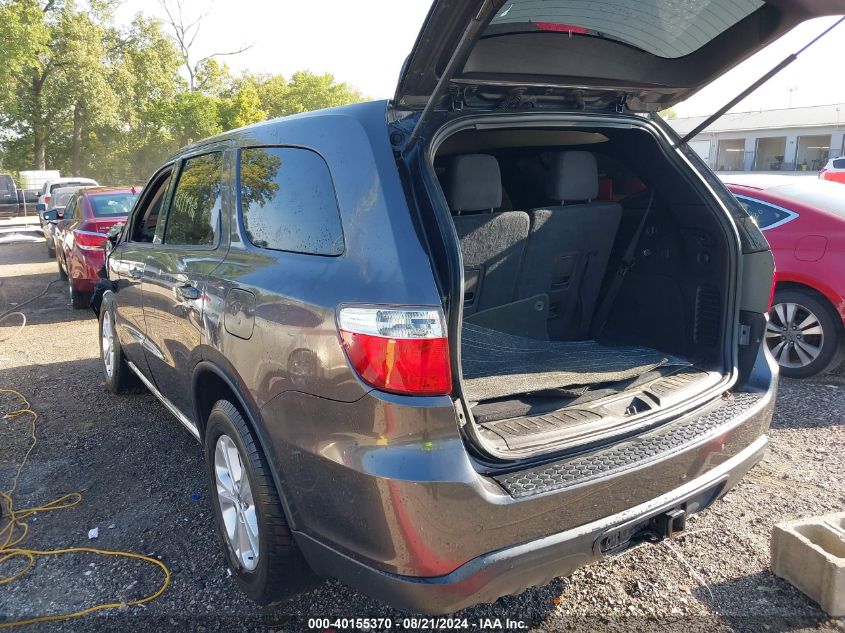 2013 Dodge Durango Sxt VIN: 1C4RDHAG0DC692772 Lot: 40155370