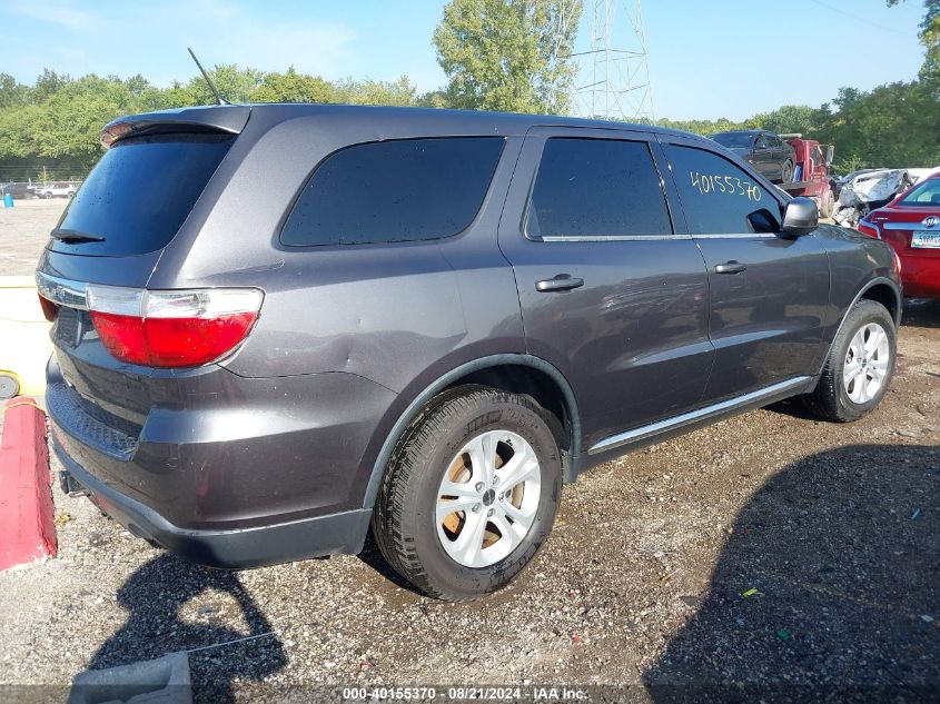 2013 Dodge Durango Sxt VIN: 1C4RDHAG0DC692772 Lot: 40155370