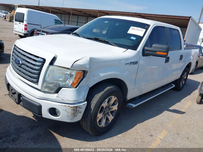 2012 Ford F-150 Xlt VIN: 1FTEW1CM5CFB01724 Lot: 40155432