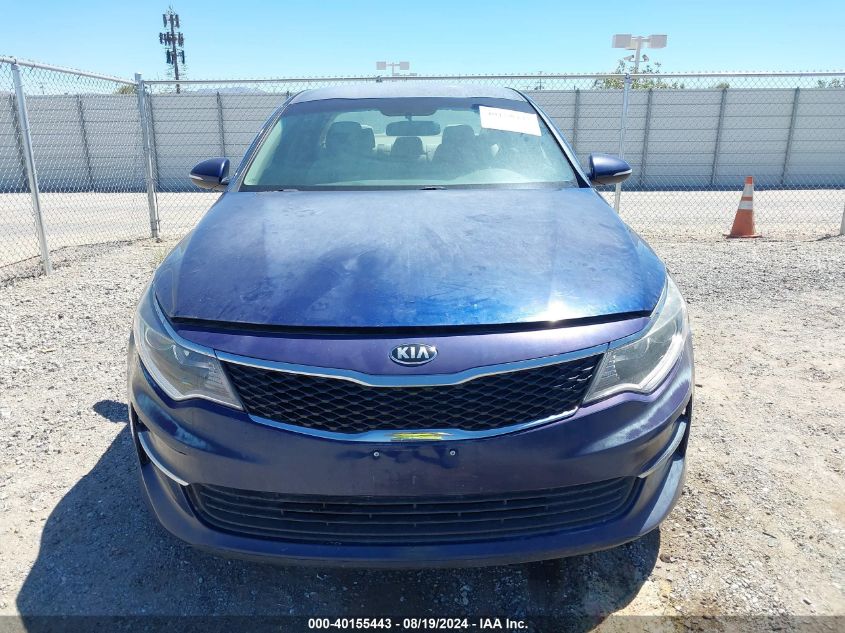 2016 Kia Optima Lx VIN: 5XXGT4L33GG024823 Lot: 40155443