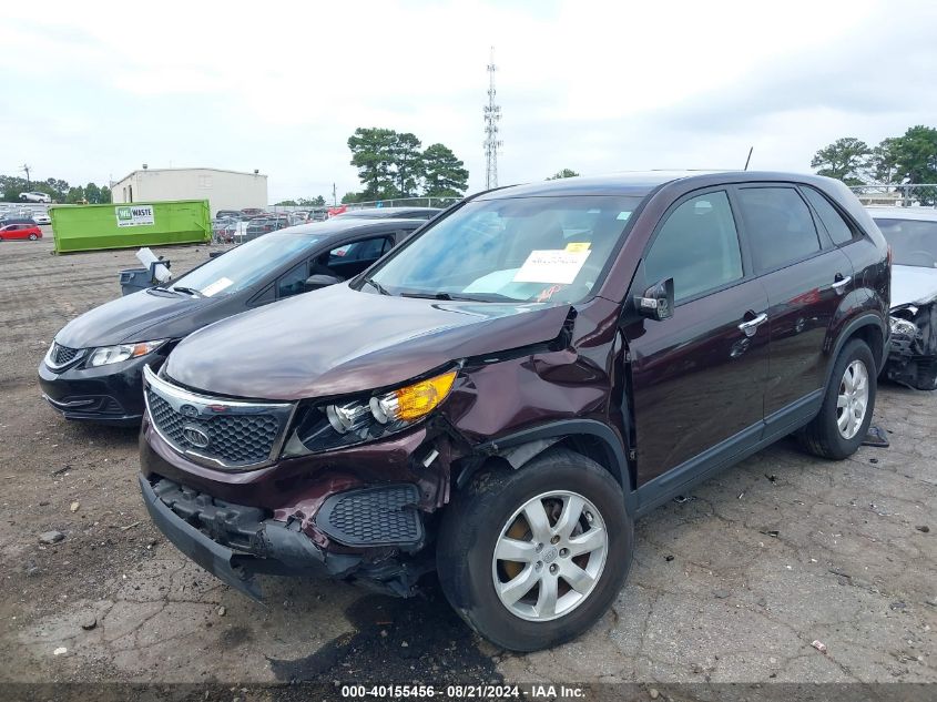 2011 Kia Sorento Lx VIN: 5XYKT3A18BG127245 Lot: 40155456