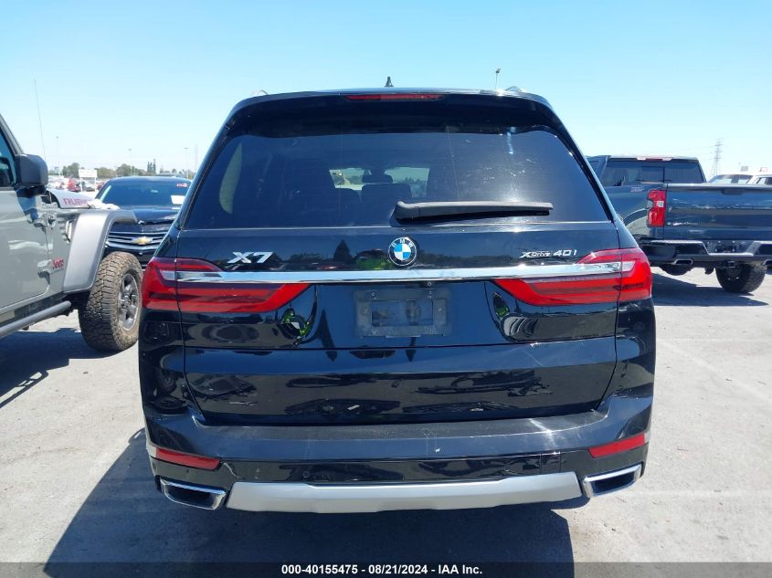 2019 BMW X7 xDrive40I VIN: 5UXCW2C59KL086780 Lot: 40155475