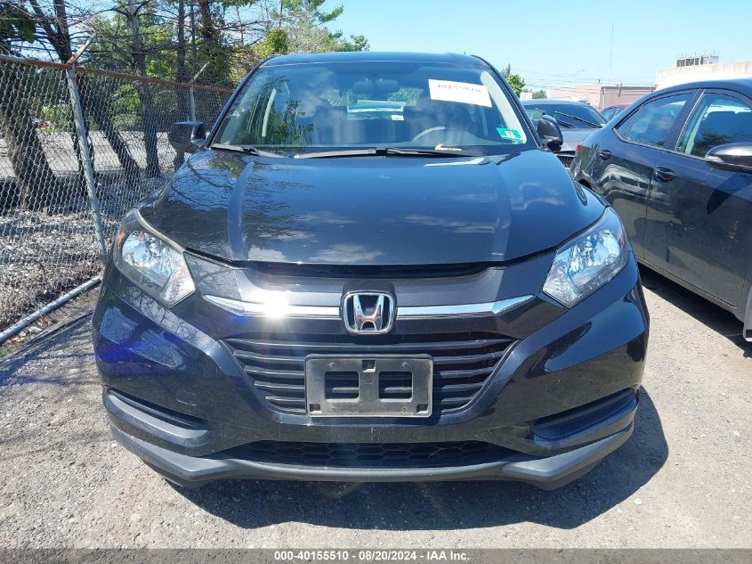 2018 Honda Hr-V Lx VIN: 3CZRU6H36JG712534 Lot: 40155510