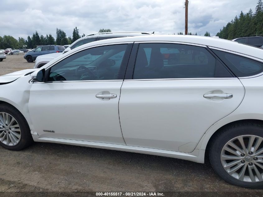 2015 Toyota Avalon Hybrid Xle Premium VIN: 4T1BD1EB1FU037892 Lot: 40155517