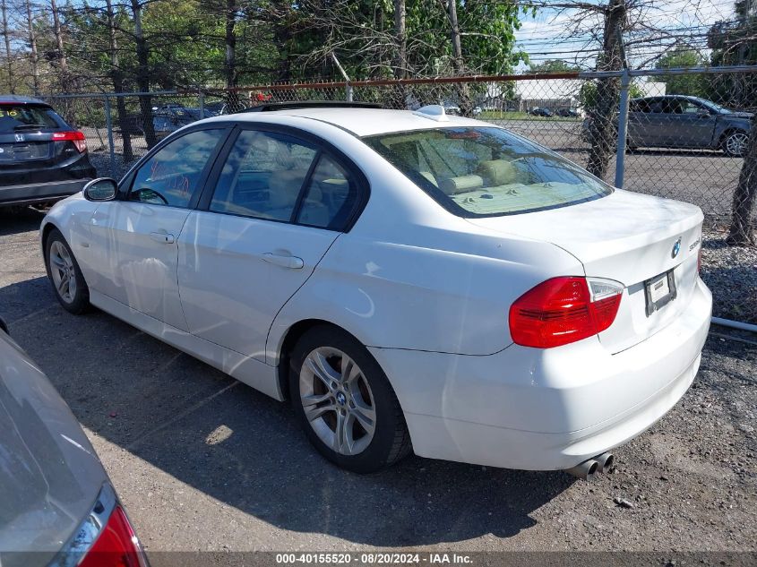 2008 BMW 328Xi VIN: WBAVC73548KP39964 Lot: 40155520