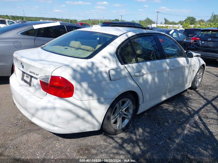 2008 BMW 328Xi VIN: WBAVC73548KP39964 Lot: 40155520