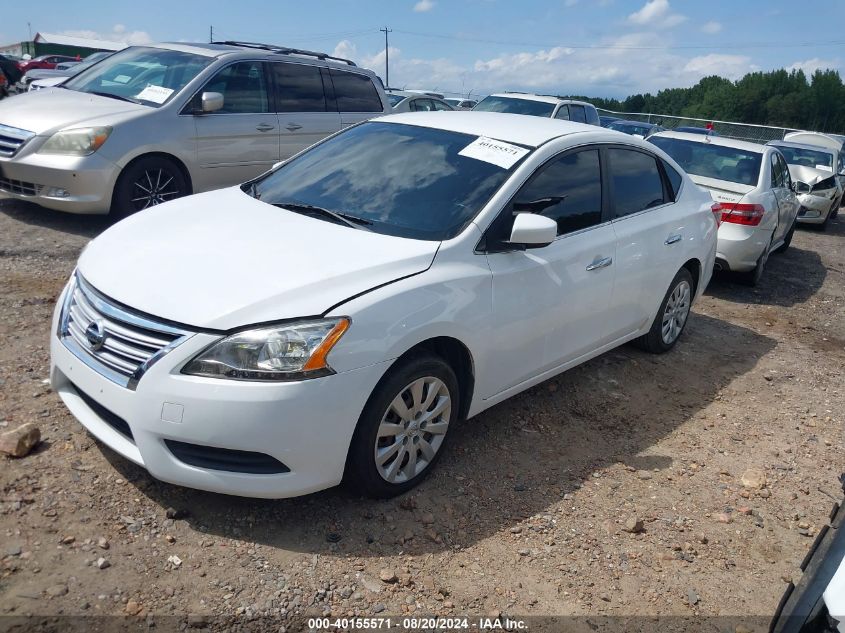 2015 Nissan Sentra Fe+ S/S/Sl/Sr/Sv VIN: 3N1AB7AP2FL657545 Lot: 40155571