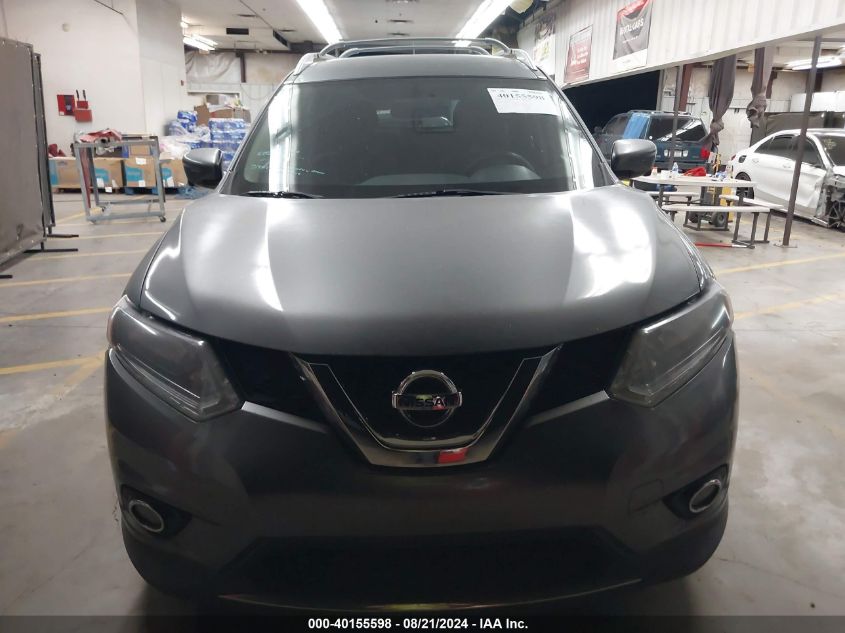 2016 Nissan Rogue Sv VIN: KNMAT2MT2GP703242 Lot: 40155598