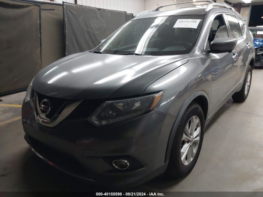 KNMAT2MT2GP703242 2016 NISSAN ROGUE - Image 2