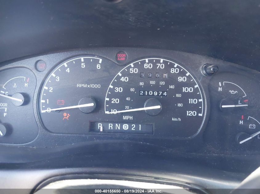 2001 Ford Ranger Edge/Xl/Xlt VIN: 1FTYR14VX1PB20420 Lot: 40155650