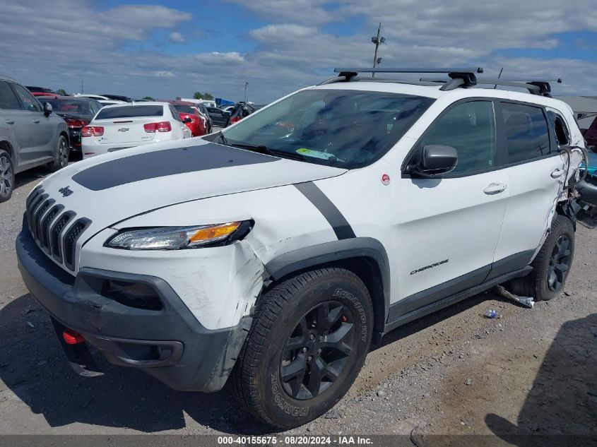 2018 Jeep Cherokee Trailhawk 4X4 VIN: 1C4PJMBX5JD517110 Lot: 40155675