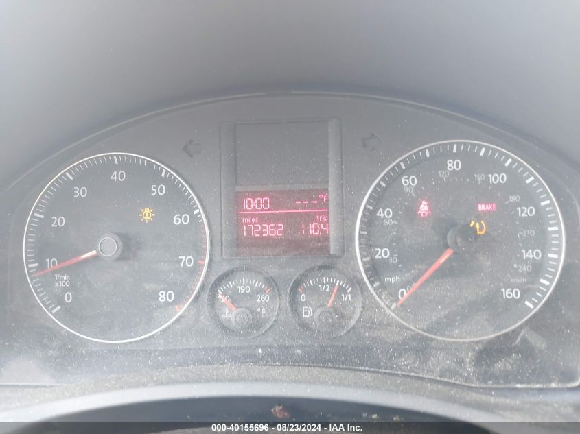 2008 Volkswagen Jetta Se VIN: 3VWRZ71K48M160409 Lot: 40155696