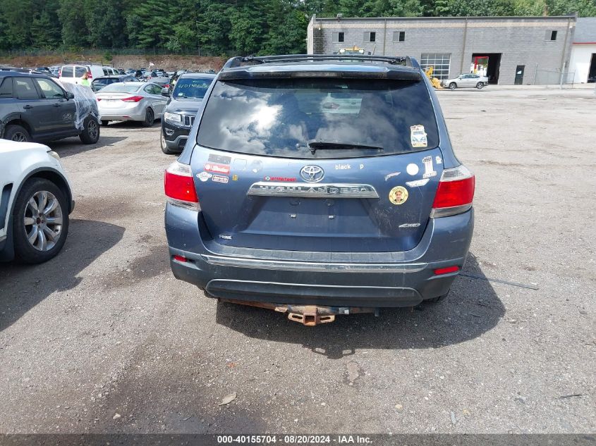 2013 Toyota Highlander Base Plus V6 VIN: 5TDBK3EH8DS247062 Lot: 40155704