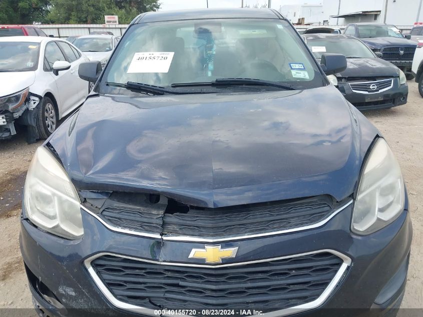 2016 Chevrolet Equinox Ls VIN: 2GNALBEK5G6227081 Lot: 40155720