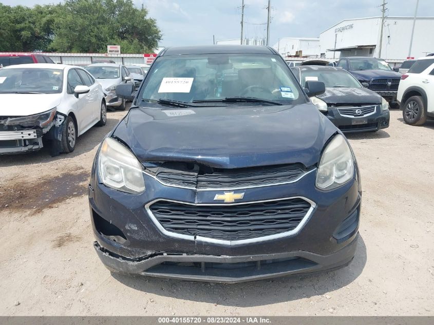 2016 Chevrolet Equinox Ls VIN: 2GNALBEK5G6227081 Lot: 40155720