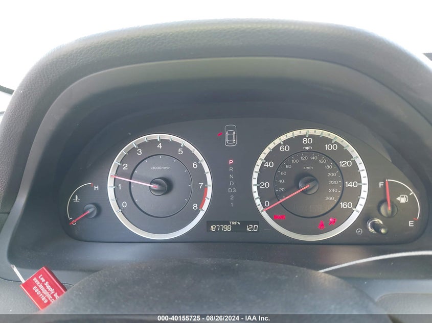 2009 Honda Accord 2.4 Ex VIN: JHMCP26729C010208 Lot: 40155725