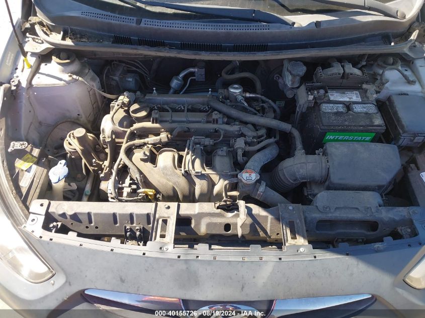 2013 Hyundai Accent Gls VIN: KMHCT4AE0DU519808 Lot: 40155726