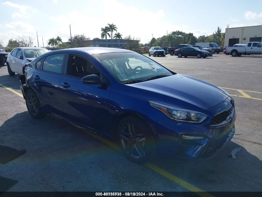 2021 Kia Forte Gt-Line VIN: 3KPF34ADXME328324 Lot: 40155733