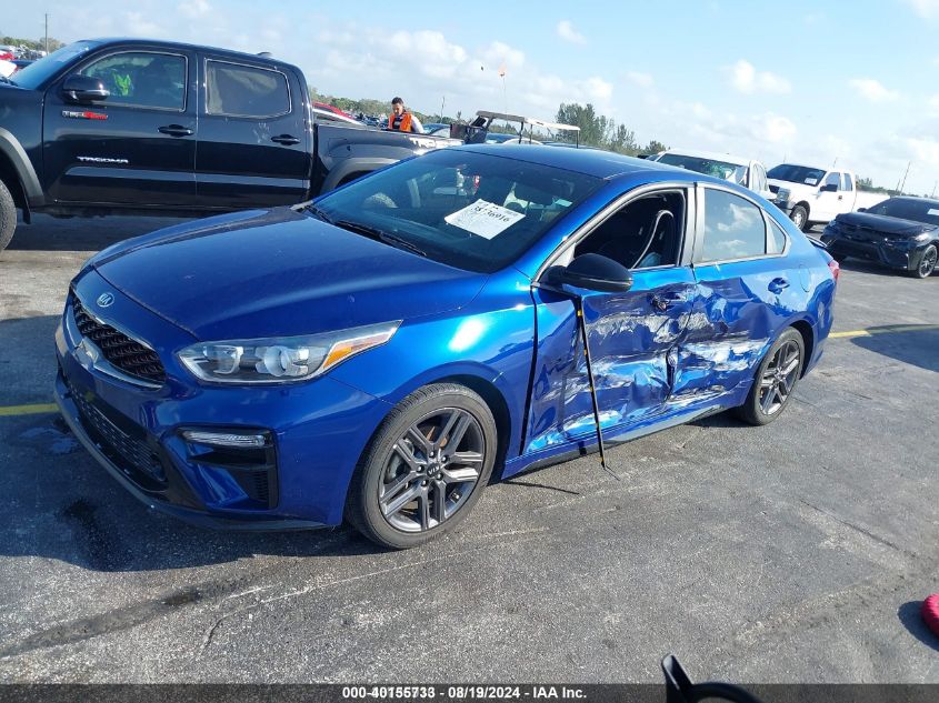 2021 Kia Forte Gt-Line VIN: 3KPF34ADXME328324 Lot: 40155733