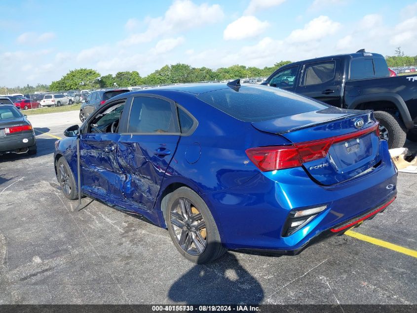 2021 Kia Forte Gt-Line VIN: 3KPF34ADXME328324 Lot: 40155733