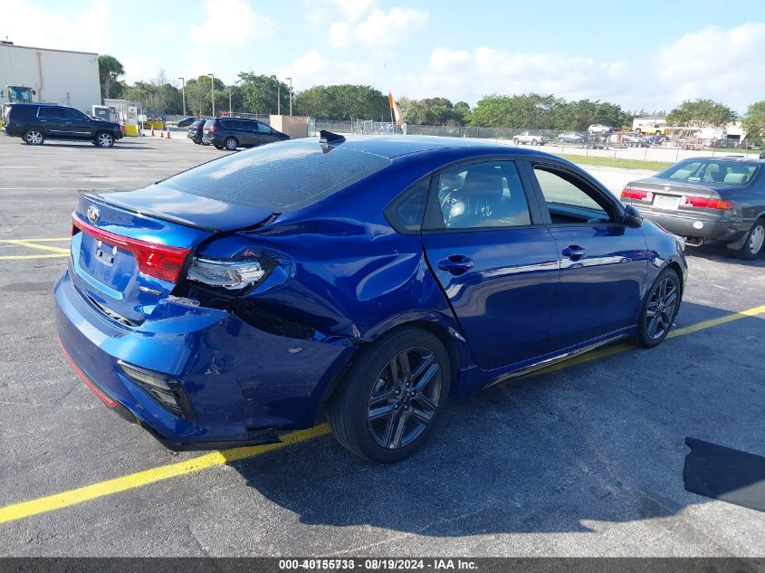 2021 Kia Forte Gt-Line VIN: 3KPF34ADXME328324 Lot: 40155733