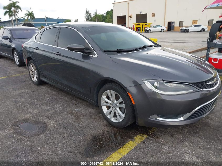 2015 Chrysler 200 Limited VIN: 1C3CCCAB2FN735326 Lot: 40155742
