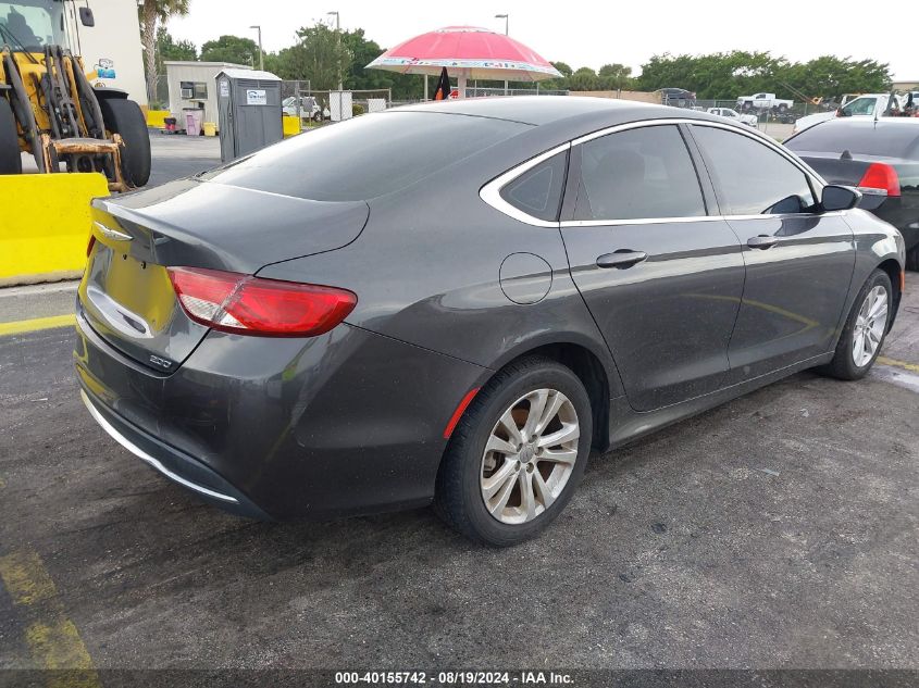 2015 Chrysler 200 Limited VIN: 1C3CCCAB2FN735326 Lot: 40155742