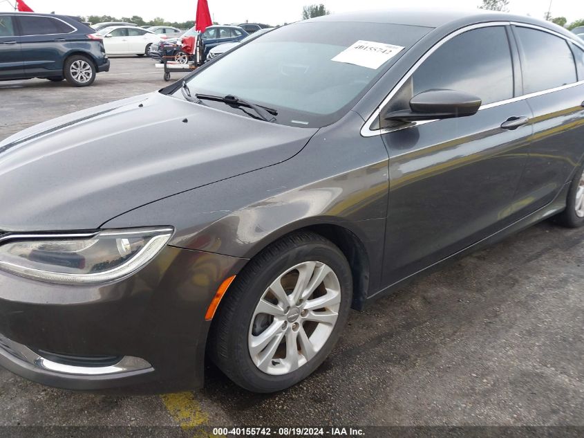 2015 Chrysler 200 Limited VIN: 1C3CCCAB2FN735326 Lot: 40155742