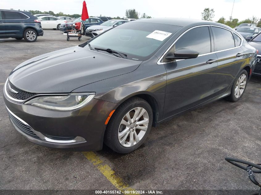 2015 Chrysler 200 Limited VIN: 1C3CCCAB2FN735326 Lot: 40155742
