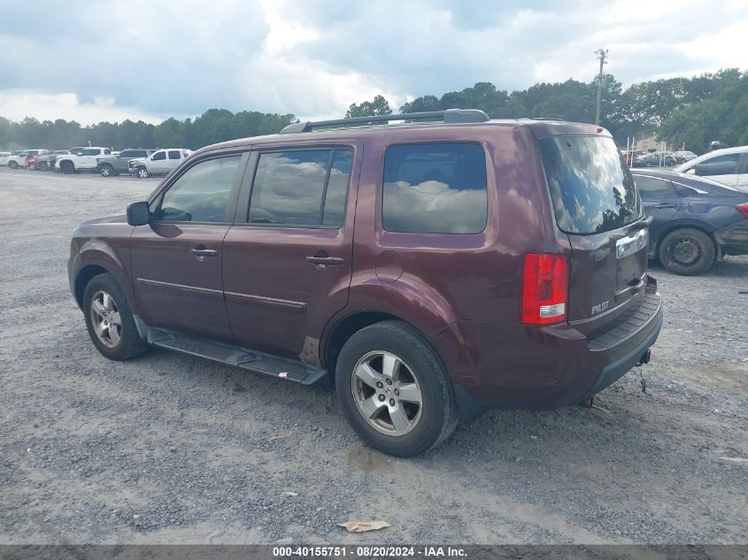 2009 Honda Pilot Ex-L VIN: 5FNYF38679B009823 Lot: 40155751