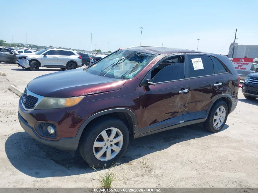 2011 Kia Sorento Lx VIN: 5XYKT4A17BG007183 Lot: 40155768