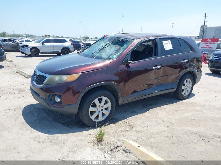 2011 Kia Sorento Lx VIN: 5XYKT4A17BG007183 Lot: 40155768