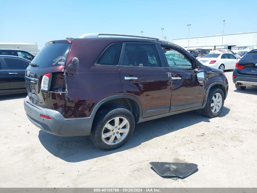 2011 Kia Sorento Lx VIN: 5XYKT4A17BG007183 Lot: 40155768