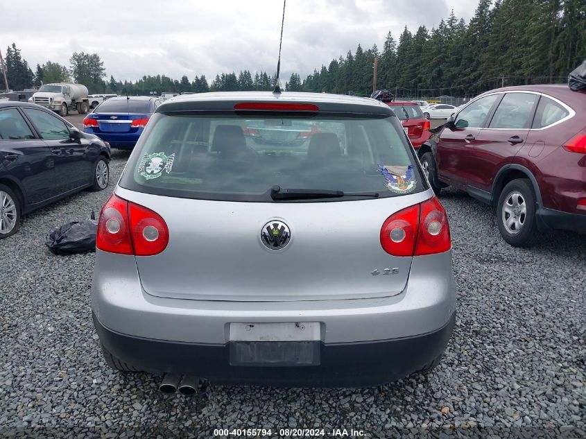 2009 Volkswagen Rabbit S VIN: WVWDB71KX9W002224 Lot: 40155794