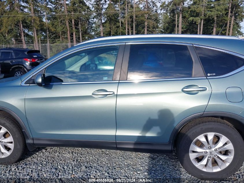 2012 Honda Cr-V Ex-L VIN: 2HKRM4H7XCH614453 Lot: 40155838