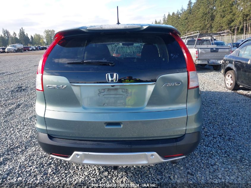 2012 Honda Cr-V Ex-L VIN: 2HKRM4H7XCH614453 Lot: 40155838
