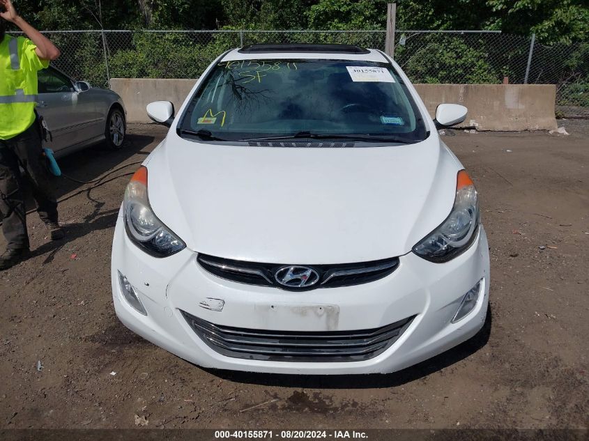 2013 Hyundai Elantra Limited VIN: 5NPDH4AE0DH420913 Lot: 40155871