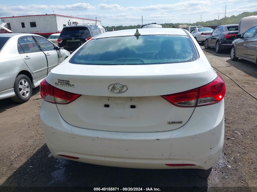 2013 Hyundai Elantra Limited VIN: 5NPDH4AE0DH420913 Lot: 40155871