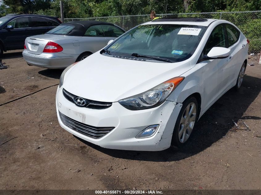 2013 Hyundai Elantra Limited VIN: 5NPDH4AE0DH420913 Lot: 40155871