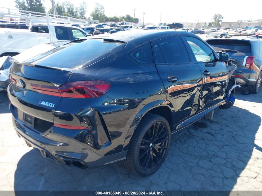 2024 BMW X6 M60I VIN: 5UX43EX07R9S96623 Lot: 40155949