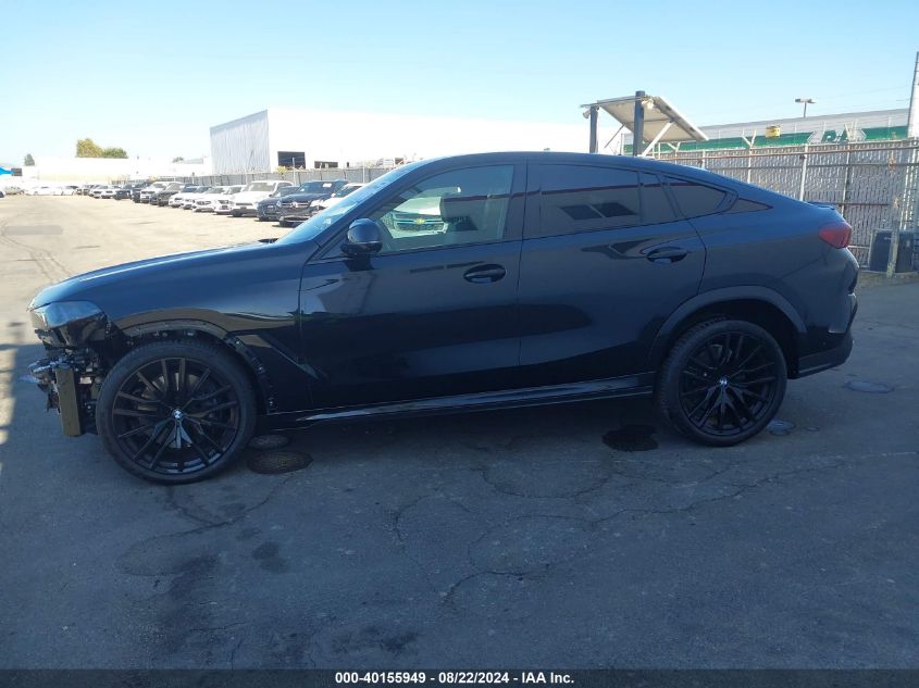 2024 BMW X6 M60I VIN: 5UX43EX07R9S96623 Lot: 40155949