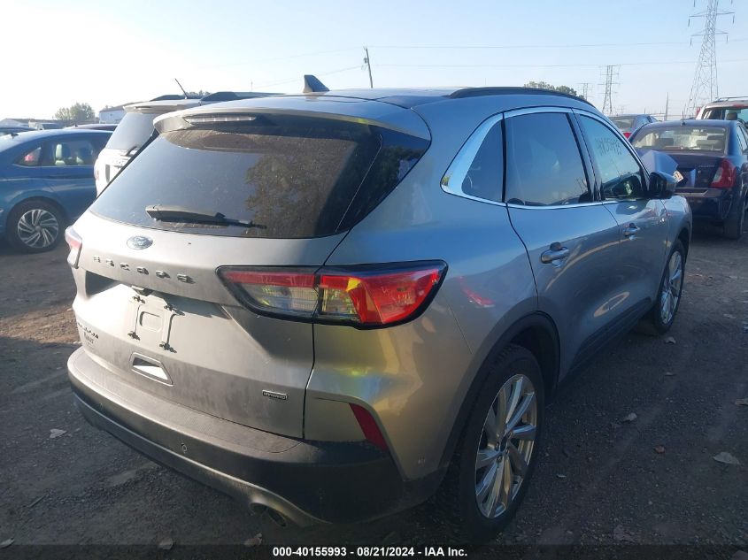 2021 Ford Escape Titanium VIN: 1FMCU0DZXMUA39327 Lot: 40155993