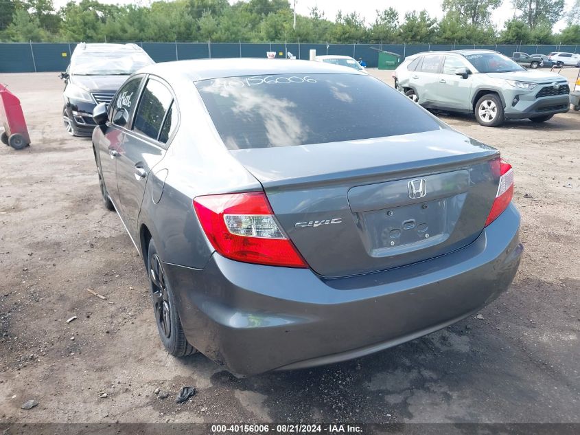 2012 Honda Civic Sdn Lx VIN: 2HGFB2F54CH321253 Lot: 40156006