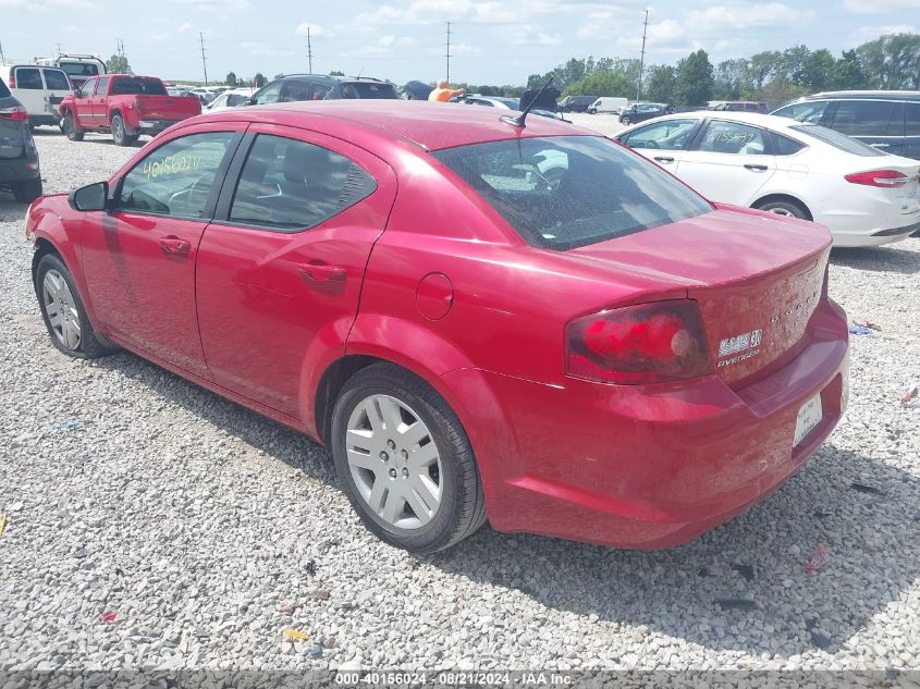 2014 Dodge Avenger Se VIN: 1C3CDZAB9EN232536 Lot: 40156024