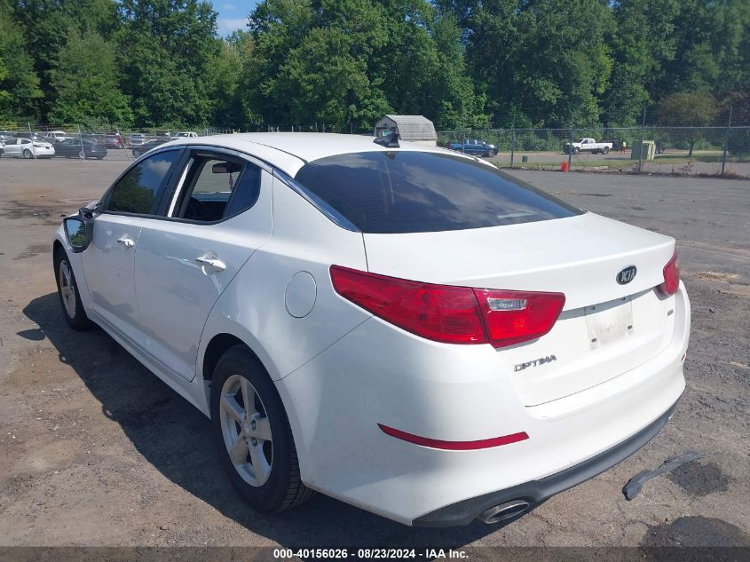 2015 Kia Optima Lx VIN: KNAGM4A79F5600871 Lot: 40156026