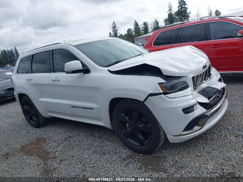 2015 Jeep Grand Cherokee Overland VIN: 1C4RJFCG9FC133542 Lot: 40156033