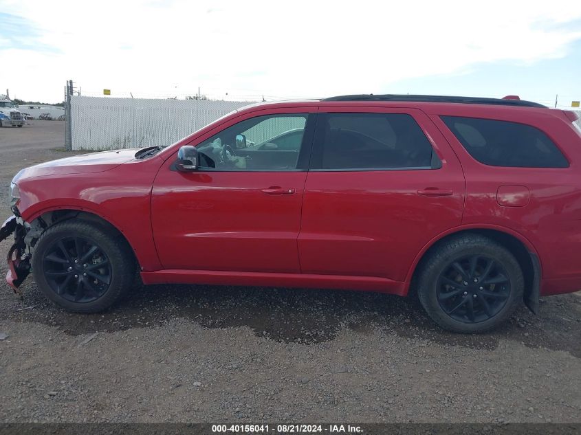 2018 Dodge Durango Gt Awd VIN: 1C4RDJDG6JC116716 Lot: 40156041