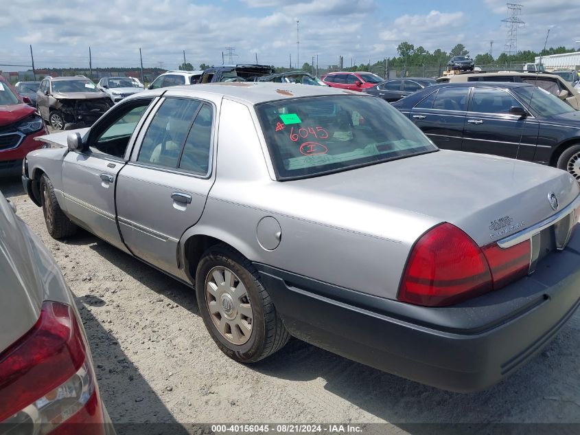 2005 Mercury Grand Marquis Ls VIN: 2MHFM75W05X609247 Lot: 40156045